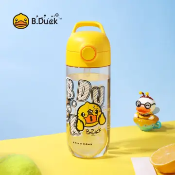 Rubber Ducky Water Bottle With Straw, Kids Water Bottle, Toddler