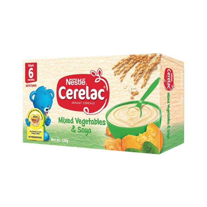 Cerelac Baby Food Mixed Vegetables Soya 120grams Lazada PH