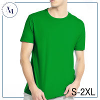 เสื้อยืด คอกลม สีเขียวเข้ม ราคาโรงงาน Cotton 100% เบอร์32 ทรง Body size  คอกลมไซส์ S/M/L/XL/XXL