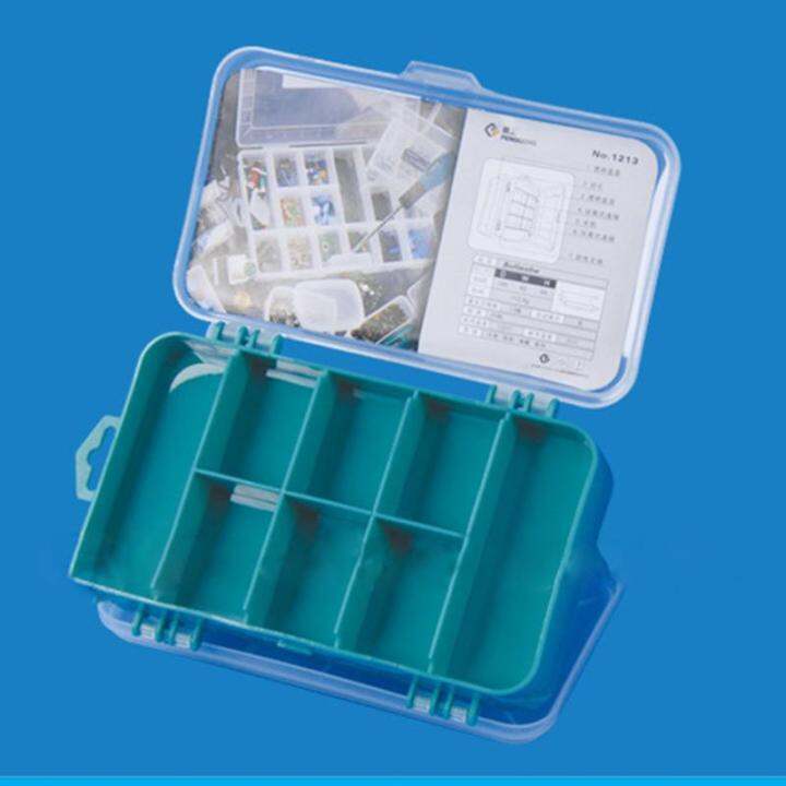 penggong-13-grids-tool-box-double-side-toolbox-organizer-storage-box-multifunction-tool-case-for-small-components