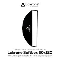 โคมไฟซอฟบ๊อกขนาด 30x120 ซม. Lakrone Softbox 30x120  (Bowen Mount)