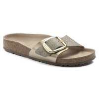 Birkenstockรองเท้าแตะ Womens Madrid Big Buckle Leather Clear