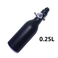 เพนท์บอล PCP ถังทรงกระบอก 4500 PSI 0.25L ขวดบีบอัด Regulator