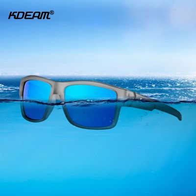 【CW】❣  KDEAM Design Floatable Sunglasses Men Glasses Polarized UV400 Surfing Boating Sunglass Float KD7077