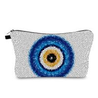 New Evil Eye Print Storage Bag Portable Travel Waterproof Wash Bag Feather Eye Chart Portable Storage Cosmetic Bag