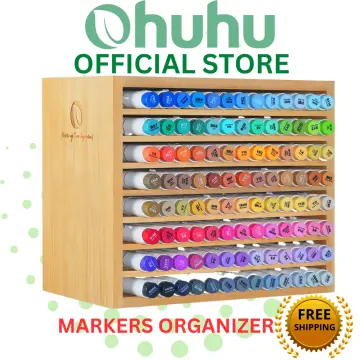 Ohuhu Bamboo Marker Organizer