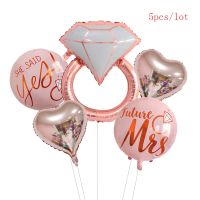 Diamond Ring Balloons Set 22inch Round Rings Balloon Wedding Globos Wedding Decorations Engagement Party Supplies Adhesives Tape