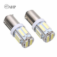 ไฟ Ba9s-7020-10 Led หลอดไฟแบบกว้างสำหรับรถยนต์1คู่ลำแสง360องศาไฟป้ายทะเบียนรถ