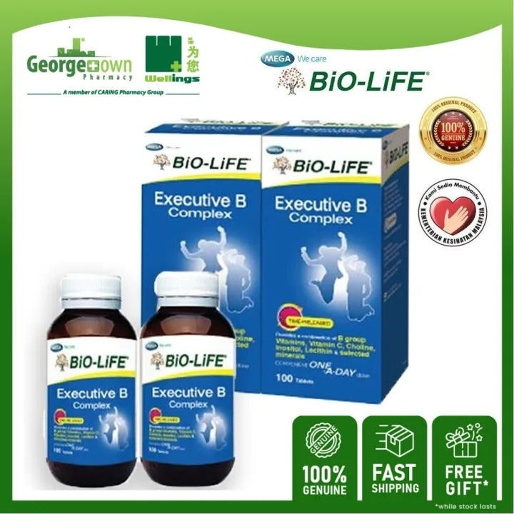 BIO-LIFE EXECUTIVE B COMPLEX 2*100S | Lazada