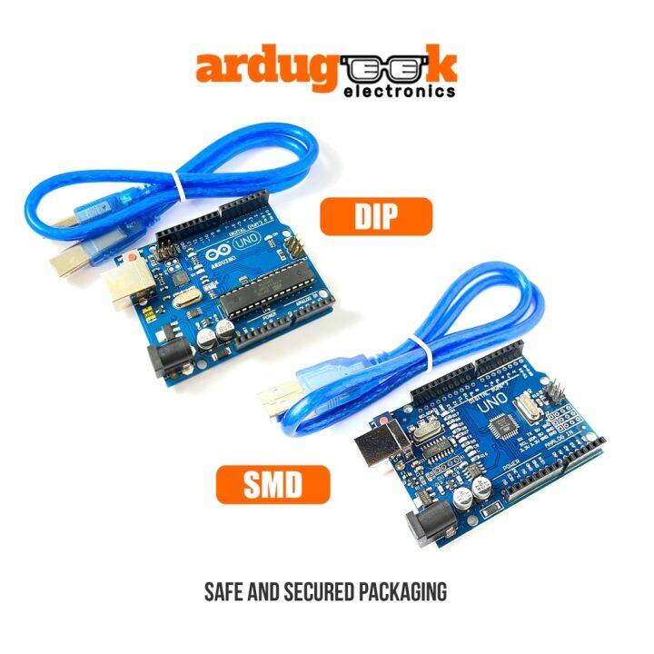 Arduino Uno R3 Dip Smd Atmega328p 16u2 Ch340 Original Chip Development