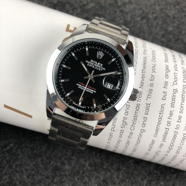 สไตล์คลาสสิกนาฬิกาสำหรับผู้ชายคุณภาพสูงสายสแตนเลสนาฬิกาข้อมือผู้ชายคลาสสิกสามมือนาฬิกาควอตซ์ผู้ชาย
