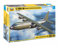 พลาสติก โมเดล ประกอบ zvezda สเกล1/72 Heavy transport plane C-130J-30 ZV-7324