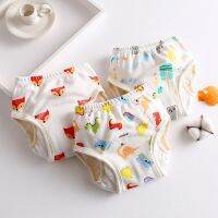 【CC】 6 Pcs Baby Urination Training Pants 4 Cotton Gauze Potty Trainer