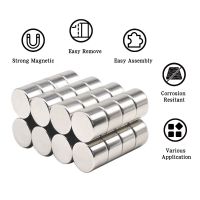 10/50 pcs Neodymium Magnet 8x3 8x5 8x8 N35 NdFeB Round Super Powerful Magnets Ultra Strong Permanent Magnetic Disc 8x2 8x4 8x6mm