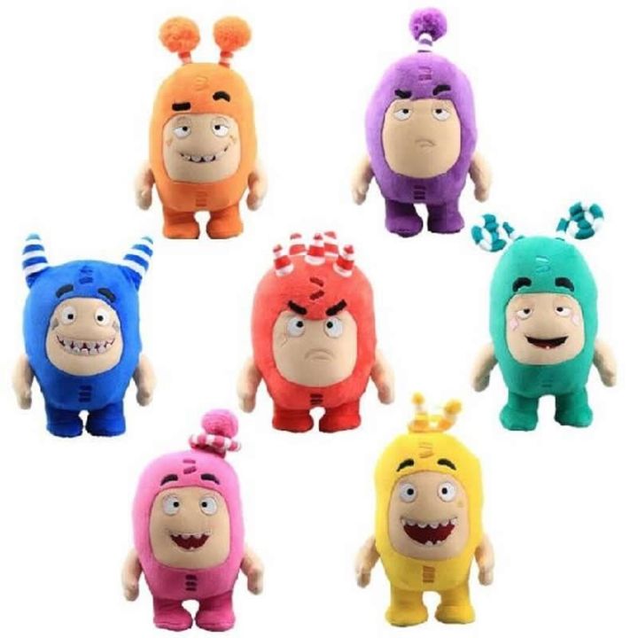 24cm-cartoon-oddbods-anime-plush-toy-treasure-of-soldiers-monster-soft-stuffed-toy-fuse-bubbles-zeke-jeff-doll-for-kids-gift