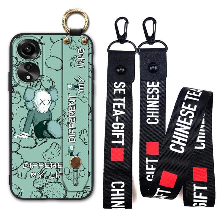 soft-case-protective-phone-case-for-oppo-a78-4g-back-cover-silicone-phone-holder-lanyard-waterproof-fashion-design-ring
