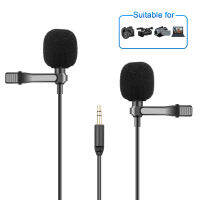 TRS Lapel Clip-on Omnidirectional Condenser Mic Interview Microphone for DSLR Camera,Camcorder,PC MOURIV CM208