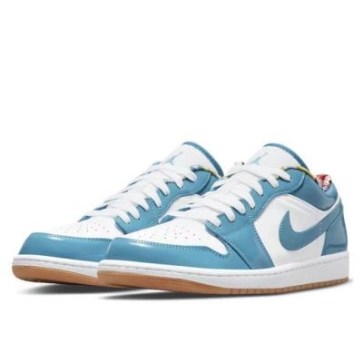 [HOT] Original✅ NK* Ar J0dn 1 Low North Carolina Blue Mens And Womens Basketball Shoes Couple Skateboard Shoes Casual Sports Shoes {Limited time offer}