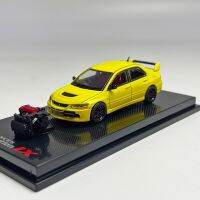 Die-Casting 1:64ขนาดแบบจำลอง Mitsubi Lancer Evo รุ่น9Th รถโลหะผสมแบบคงที่โลหะตกแต่งจอแสดงผลของขวัญ