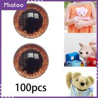 Miatoo ของเล่นแวววาว3มิติตาปลอมติดตุ๊กตา16มม. 100ชิ้นสำหรับตุ๊กตาหนานุ่มงานฝีมือหุ่นโครเชต์