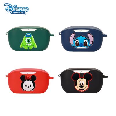 Cartoon Disney Earphone Case Cover For JBL WAVE BUDS Soft Silicone Wireless Earbuds Charging Box Protective Shell With Hook Wireless Earbud Cases