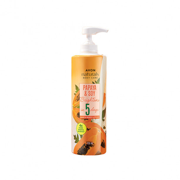 Avon Naturals Lotion 720ml Papaya And Soy Milk Hand And Body By Avon