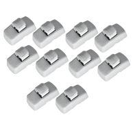 10Pcs for SKODA Fabia 6Y Octavia A4 A5 1U 1Z Superb B5 3U 3B0857561B Gray Front Sun Visor Sunvisor Hook Clips Bracket