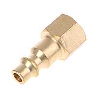 Solid Brass 1/4" NPT Quick Connector Air Hose Fittings Air Compressor Coupler Plug 19QB Pipe Fittings Accessories