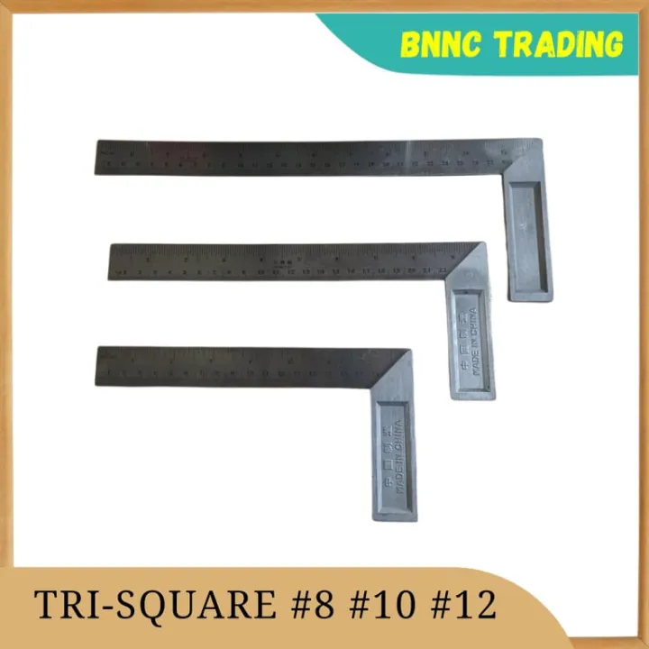 METAL TRI SQUARE TRY SQUARE ISKWALA SQUALA #8 #10 #12 | Lazada PH