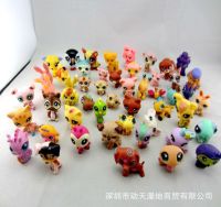 [2023] ร้านขายสัตว์เลี้ยงตัวน้อย Q ชุดสัตว์เลี้ยง LPS-Littlest Shop ตุ๊กตามินิของตกแต่ง