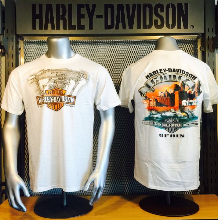 harley-d-สโตน-สนิม-เสื้อยืดผู้ชาย