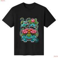 BayLine Pokémon Joint Pikachu Picchu bulbasaur พาใจสู่ความบันเทิงเสื้อยืดสไตล์ลายที่เป็นตัวเอง