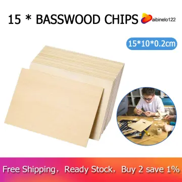 10pcs A3 Plywood Sheets 3mm Thickness (+/- 0.2mm) Basswood Plywood