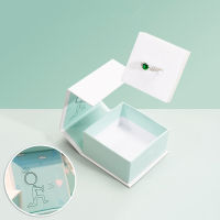 EarringsCase Square Jewellry Case Necklace Wedding Rings Box Ring Case Flip Cover Gift Box Storage Box Paper Case