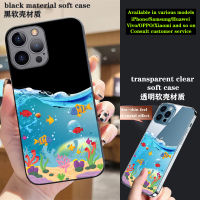 XINTUO เคส Ikan Karang โลกทัศน์ใต้น้ำ2ชิ้นลาย Ocean สำหรับ Honor 8X9X10 20 30 50 60 70 80 Pro X10เคสมือถือส่วนบุคคล X20 X30 X40ตัวป้องกันโปร่งใสกันกระแทกเคสโทรศัพท์อ่อนใส