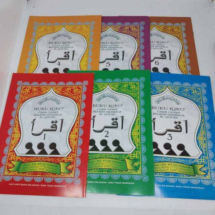 BUKU IQRO PER JILID BESAR JILID 1 SAMPAI 6 BUKU IQRO' IQRA IQRO ...