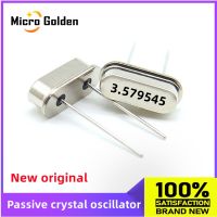 (10pcs) 3.579545M 3.579545MHZ HC-49S Passive Crystal Oscillator DIP2pin Quartz Resonator 49S Wide temperature industrial grade