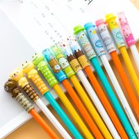 ✨Ready Stock✨ Deli 6 Pcs Pencil Extender Cartoon Pen Cap Universal Pencil Cap Cover Student Stationery Gift