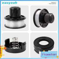 EASYEAH 4pcs 682378-02ค่ะ หมวกตัดสตริง RS-136 เครื่องมือสำหรับสวน ฝาครอบสปูลเครื่องเล็ม สากลสากลสากล อะไหล่กำจัดวัชพืช สำหรับ ตกแต่งสีดำ สวนในสวน