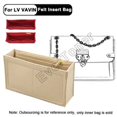 For VAVIN BB PM Bag Felt Insert Bag Make UP Organizer Women Travel