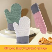 1 PC Non slip Insulation Heat Resistant Cooking Kitchen Tools Baking Gloves Oven Gloves BBQ