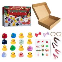 Toy Advent Calendar Christmas 24 Days Countdown Calendar Countdown Calendar with Rubber Ducks Toys for Boys Girls good