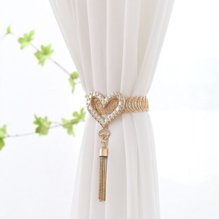 curtain-tiebacks-rings-holder-clamps-window-curtains-hooks-spring-force-buckles-leaf-shape-metal-home-decoration-accessories