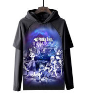 Fairy Tail ชาย Hoodies ผู้หญิงแขนยาวเสื้อยืดมีฮู๊ดอะนิเมะฮูดดี้แขนยาว3D พิมพ์อุปกรณ์ต่อพ่วงเสื้อผ้า UD13เสื้อผ้าสำหรับผู้ใหญ่ฤดูใบไม้ผลิ Casual แฟชั่นกีฬา