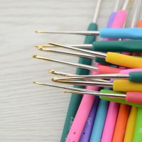 【YF】 1Pcs Rubber Handle Crochet Hooks Needles 0.5mm-2.8mm Small Lace Yarn Weave Knitting Hook For Dolls Tools 20 Sizes