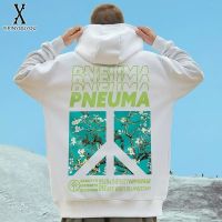 YIPINYOUYOU丨Hooded Sweatshirt Cushioned Fashion Print Loose Casual Sweatshirt