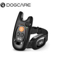 DOGCARE ปลอกคอฝึกสุนัข Electric Shock Anti Bark สายคล้องคอพร้อมรีโมท IP67กันน้ำกันฝน E-Collar สำหรับสุนัข Accessories