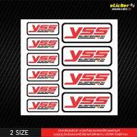 สติ๊กเกอร์ YSS แต่งรถ เกรดพรีเมี่ยมเคลือบกันรอย ติดแน่น สีไม่ซีด ไม่ทิ้งกาว (SMD-004)