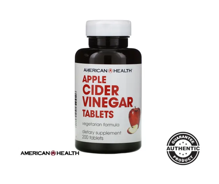 American Health Apple Cider Vinegar Tablets 200 Tablets By American