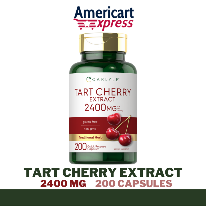 Tart Cherry Extract 2400 Mg 200 Capsules 